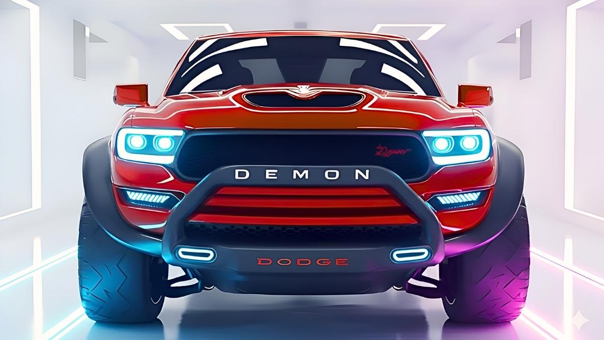 2025 Dodge Demon Pickup Reimagined as a High Performance Muscle Truck